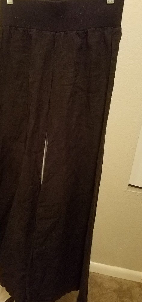 Linen gaucho pants